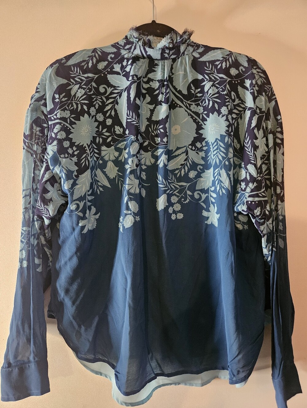 Anthropologie By Pilcro The Tavi Button Down Blouse Size L Cottagcore Prairie - Picture 2 of 3